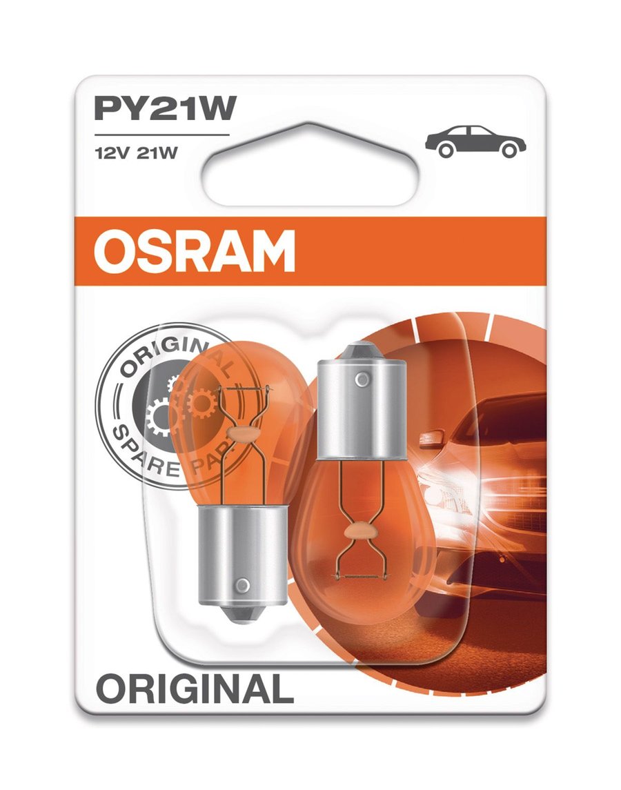 AMPOULE OSRAM PY21W 12V BLISTER